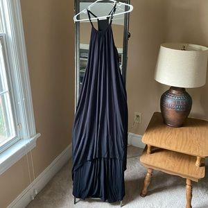 Black High-Low Dress